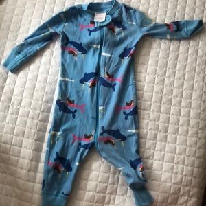 Hanna Anderson Narwhal pj 3-6 months